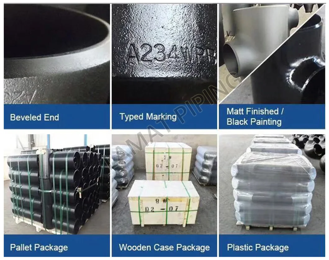 China-Manufacturer-High-Quality ANSI-B16.9 ASTM-A403 Wp304L/Wp316L/Wp904L Stainless Steel Butt Welding Pipe Fittings